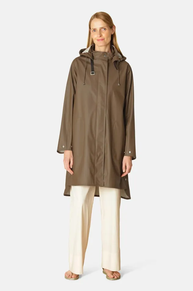Women Ilse Jacobsen Raincoats Raincoat 8211 Cub Brown