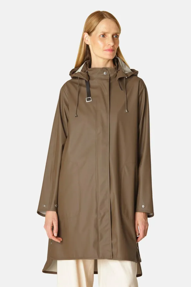 Women Ilse Jacobsen Raincoats Raincoat 8211 Cub Brown