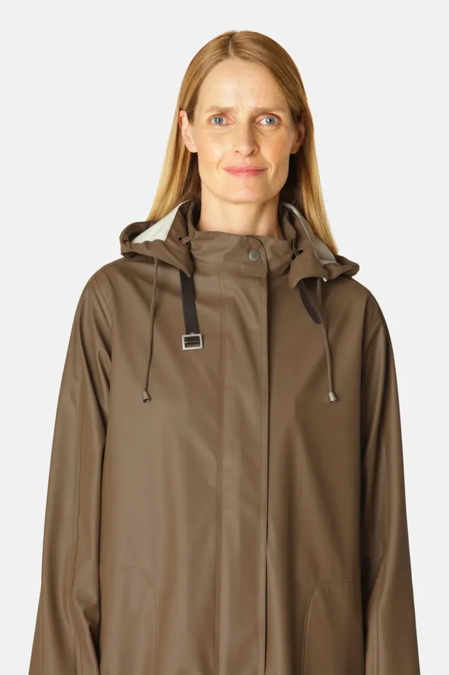 Women Ilse Jacobsen Raincoats Raincoat 8211 Cub Brown