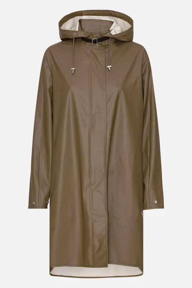 Women Ilse Jacobsen Raincoats Raincoat 8211 Cub Brown