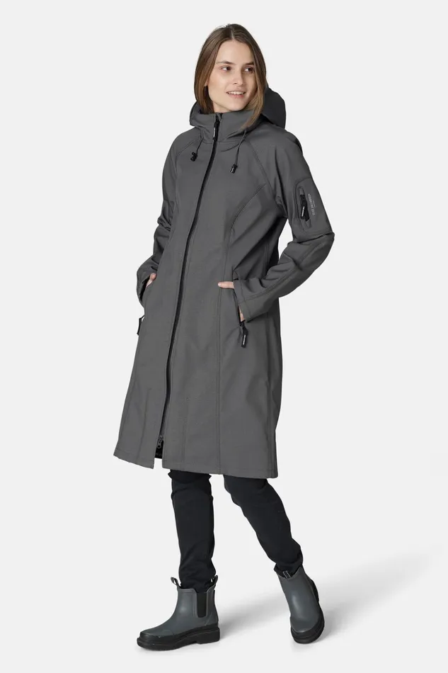Women Ilse Jacobsen Raincoats Raincoat 8211 Dark Shadow