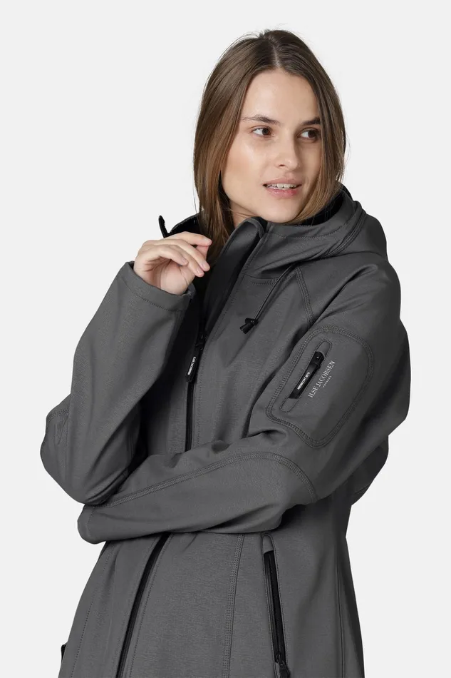 Women Ilse Jacobsen Raincoats Raincoat 8211 Dark Shadow