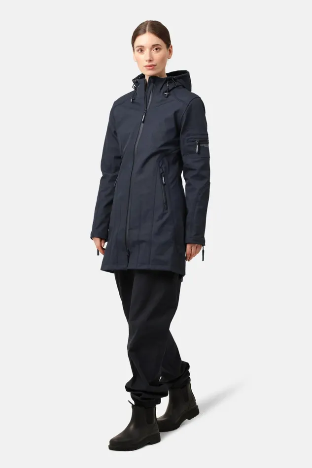 Women Ilse Jacobsen Raincoats Raincoat 8211 Indigo