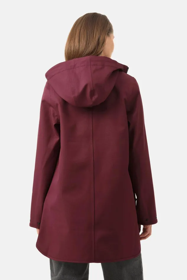 Women Ilse Jacobsen Raincoats Raincoat 8211 Maroon Banner Women Ilse Jacobsen Raincoats Raincoat 8211 Maroon Banner
