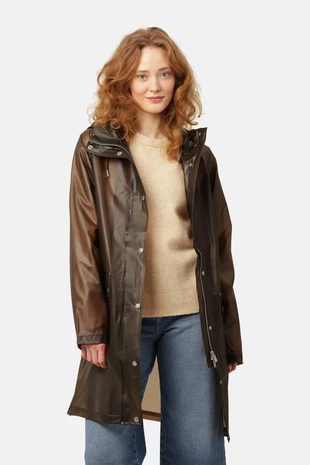 Women Ilse Jacobsen Raincoats Raincoat 8211 Otter Women Ilse Jacobsen Raincoats Raincoat 8211 Otter