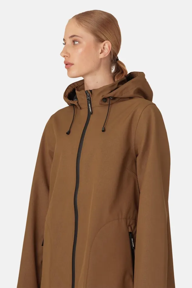 Women Ilse Jacobsen Raincoats Raincoat 8211 Walnut
