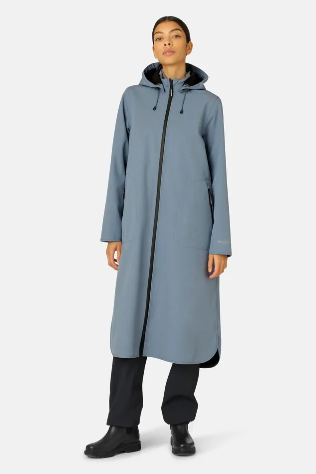 Women Ilse Jacobsen Raincoats Raincoat 8211 Winter Ocean