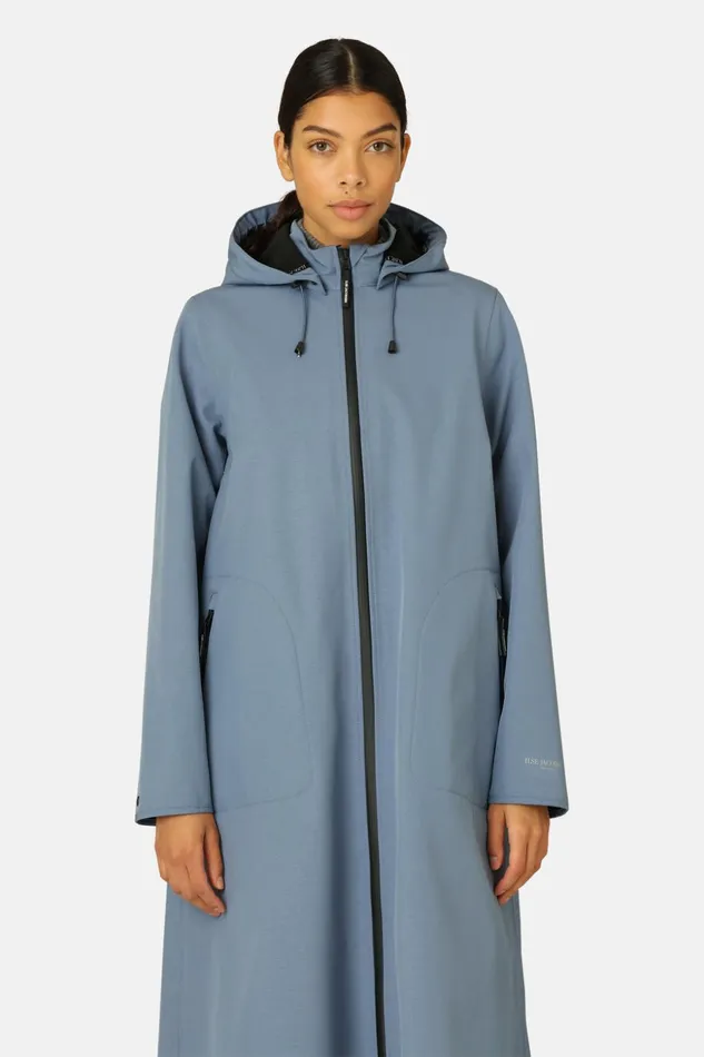 Women Ilse Jacobsen Raincoats Raincoat 8211 Winter Ocean
