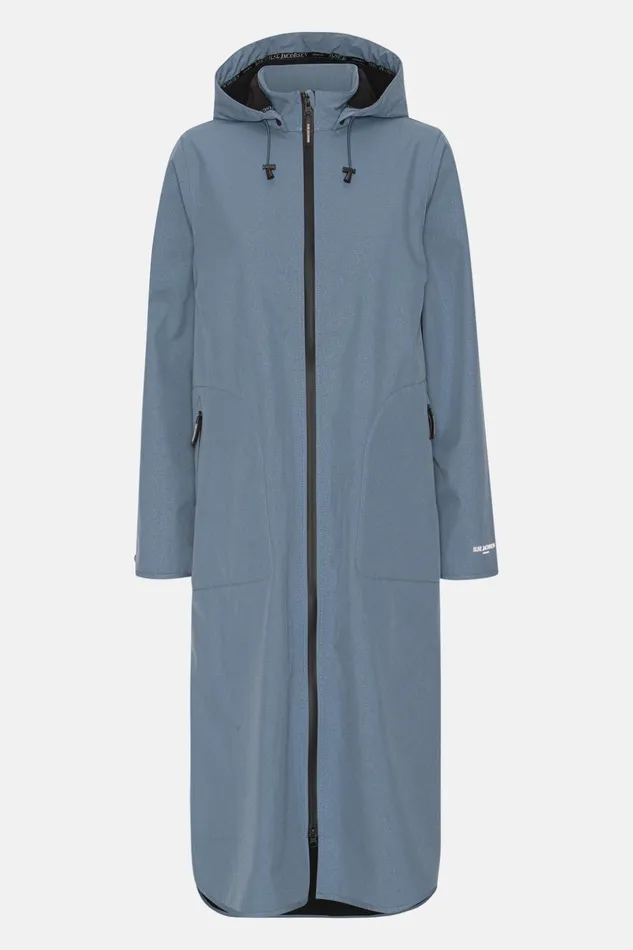 Women Ilse Jacobsen Raincoats Raincoat 8211 Winter Ocean