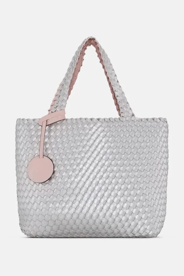 Women Ilse Jacobsen Tote Bags Tote Bag 8211 Rose Silver Women Ilse Jacobsen Tote Bags Tote Bag 8211 Rose Silver