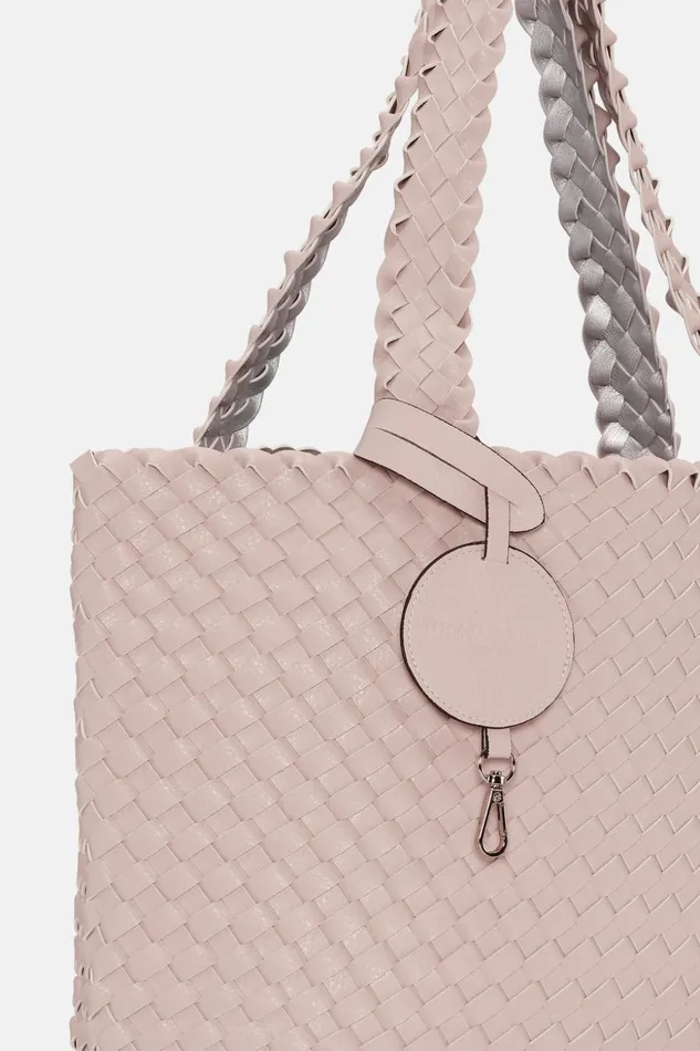 Women Ilse Jacobsen Tote Bags Tote Bag 8211 Rose Silver Women Ilse Jacobsen Tote Bags Tote Bag 8211 Rose Silver