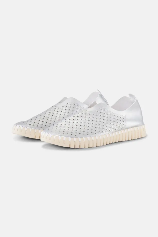 Women Ilse Jacobsen Tulip Flats Flats 8211 Silver