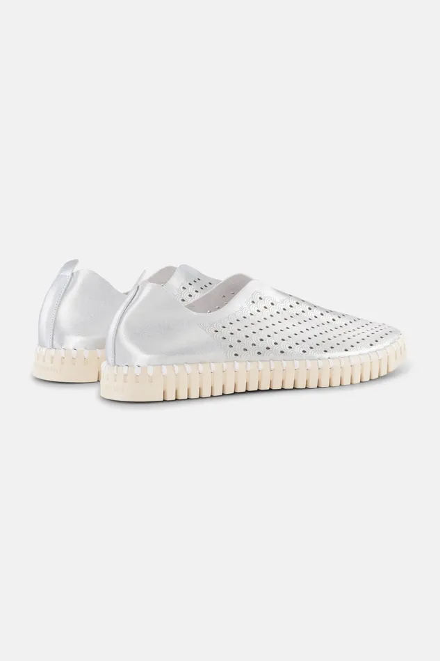 Women Ilse Jacobsen Tulip Flats Flats 8211 Silver Women Ilse Jacobsen Tulip Flats Flats 8211 Silver