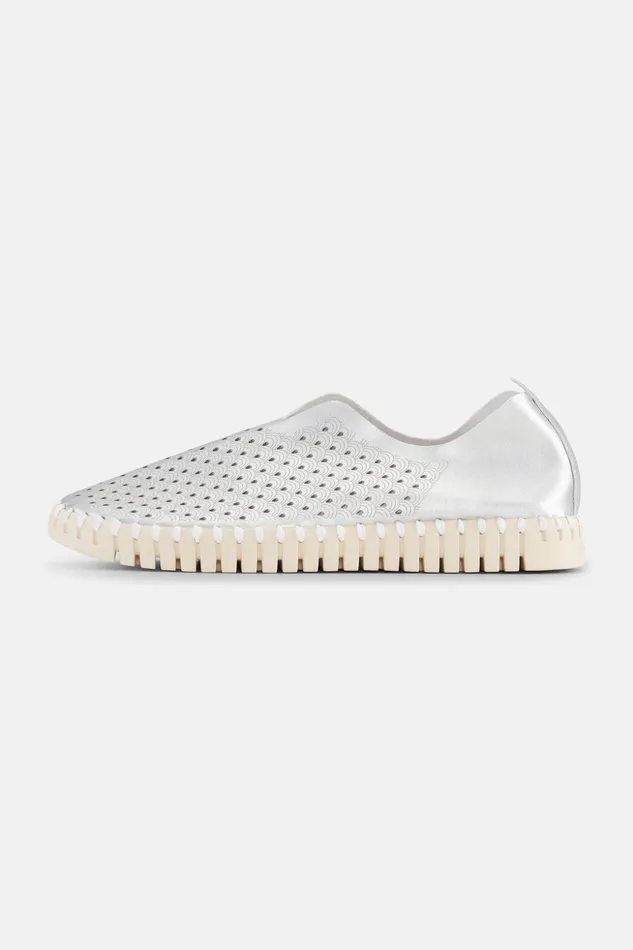 Women Ilse Jacobsen Tulip Flats Flats 8211 Silver Women Ilse Jacobsen Tulip Flats Flats 8211 Silver