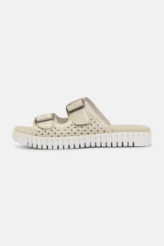 Women Ilse Jacobsen Tulip Flats Sandals 8211 Platin Women Ilse Jacobsen Tulip Flats Sandals 8211 Platin