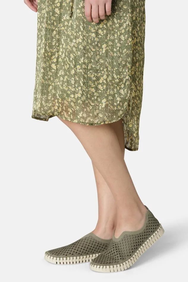 Women Ilse Jacobsen Tulip Flats Tulip SlipIn 8211 Army Women Ilse Jacobsen Tulip Flats Tulip SlipIn 8211 Army