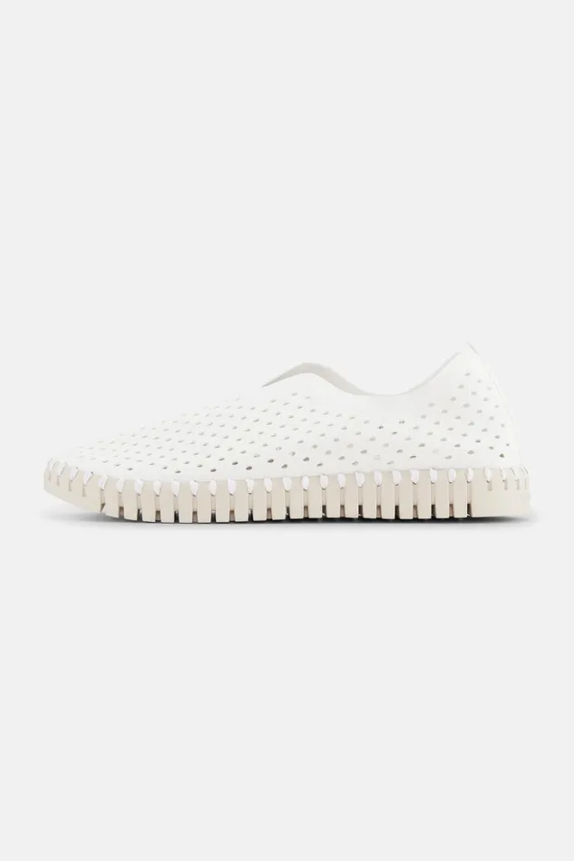 Women Ilse Jacobsen Tulip Flats Tulip SlipIn 8211 White Women Ilse Jacobsen Tulip Flats Tulip SlipIn 8211 White