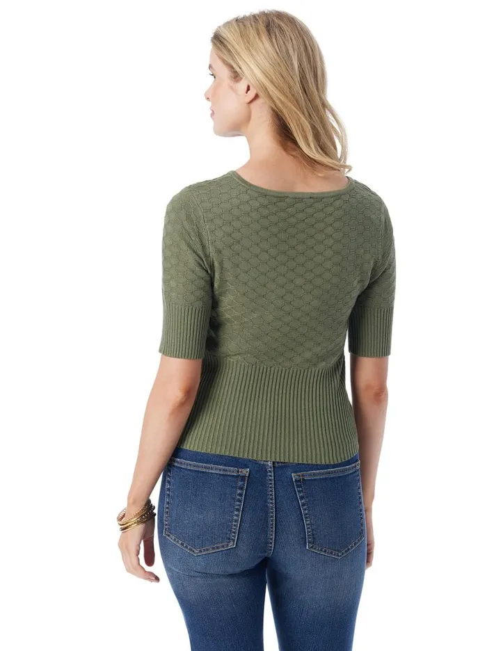 Women Imani Top In Bronze Green Jessica Simpson Tops and Tees