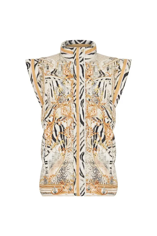 Women Jackets Camilla Oversized Puffer Gilet Gates Of Glory