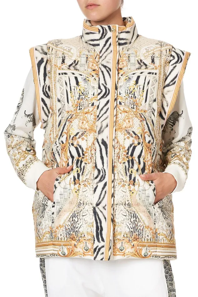 Women Jackets Camilla Oversized Puffer Gilet Gates Of Glory