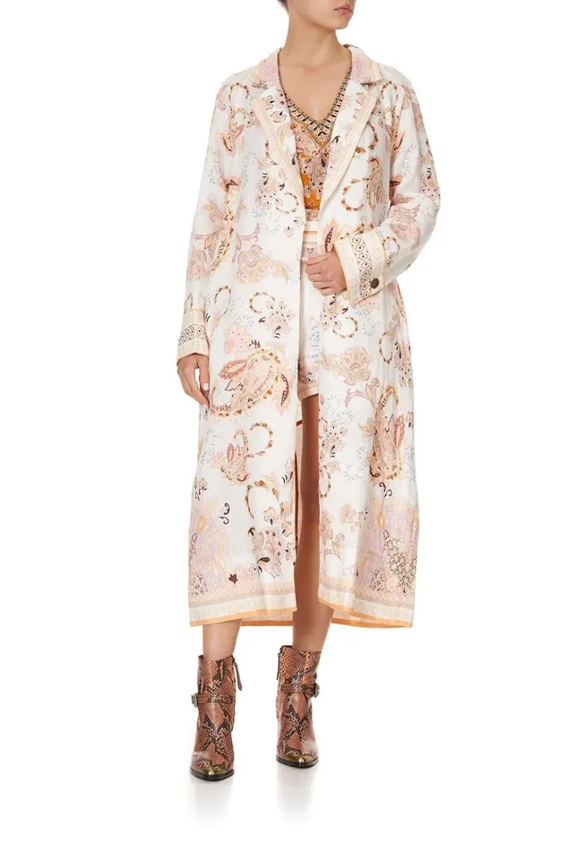 Women Jackets Camilla Soft Trench With French Cuff Marrakesh Maiden