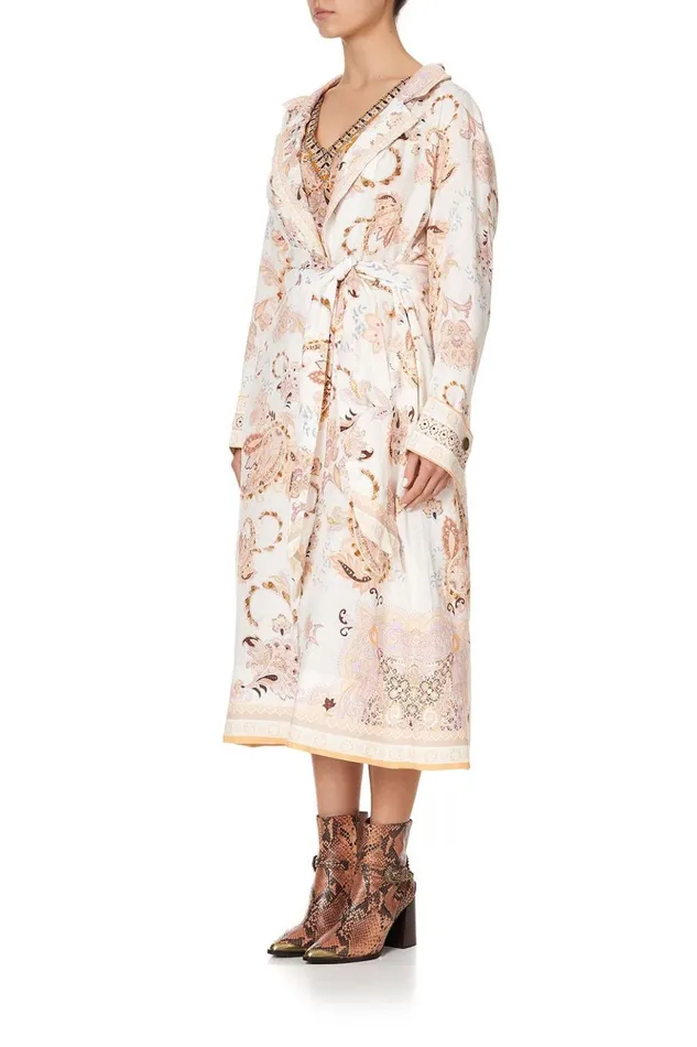 Women Jackets Camilla Soft Trench With French Cuff Marrakesh Maiden