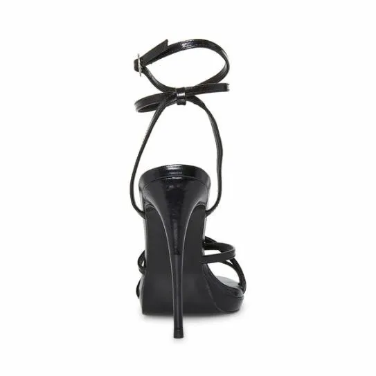 Women JAYLA BLACK LEATHER Black Leather Steve Madden Heels Women JAYLA BLACK LEATHER Black Leather Steve Madden Heels