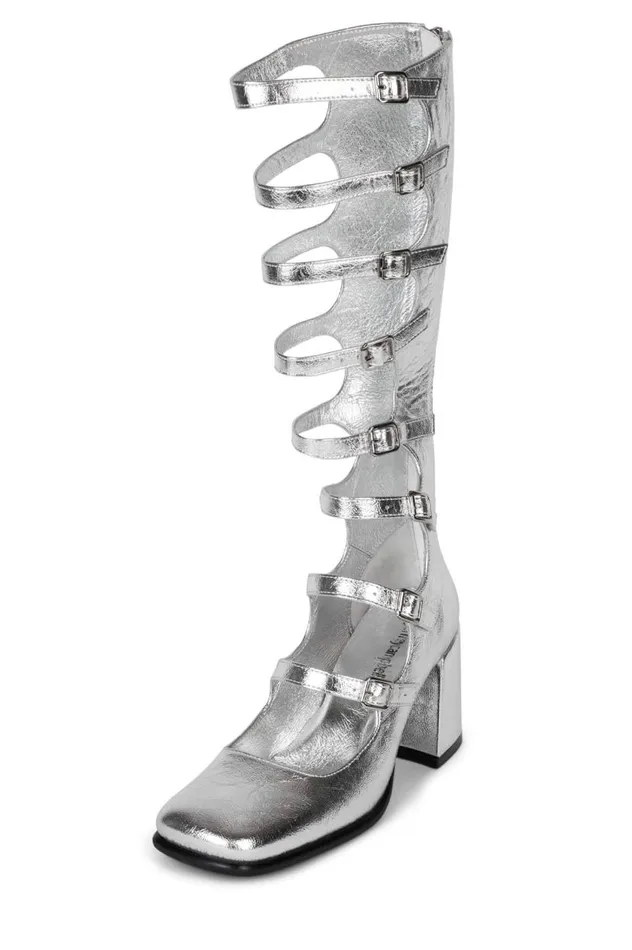 Women Jeffrey Campbell Knee High Monsieur