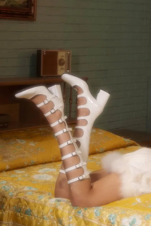 Women Jeffrey Campbell Knee High Monsieur