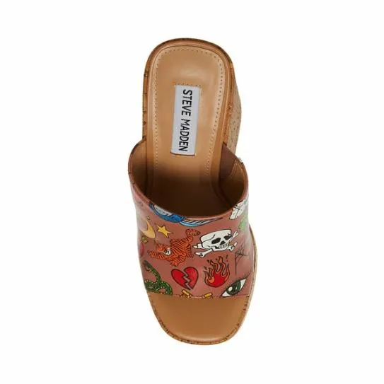 Women JOANNE TAN MULTI Tan Multi Steve Madden Sandals Women JOANNE TAN MULTI Tan Multi Steve Madden Sandals