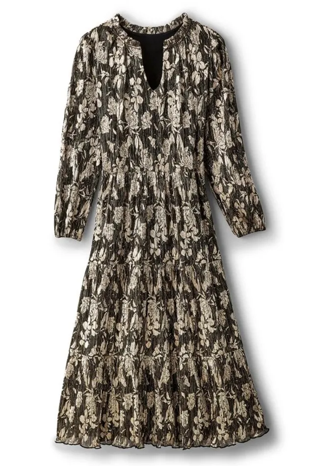 Women Jobelle Shimmer Midi Dress Foil Garden Soft Surroundings Dresses Women Jobelle Shimmer Midi Dress Foil Garden Soft Surroundings Dresses