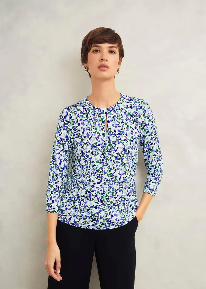 Women Julia Printed Top Floral Multi Hobbs Tops