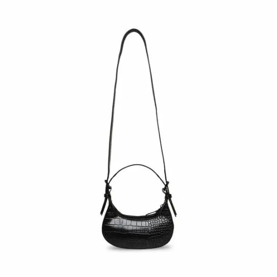 Women JUSTINE BAG BLACK Black Steve Madden Crossbody Bags Women JUSTINE BAG BLACK Black Steve Madden Crossbody Bags