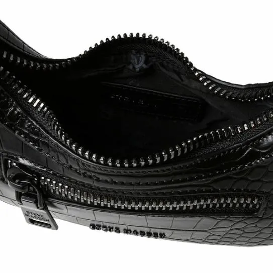 Women JUSTINE BAG BLACK Black Steve Madden Crossbody Bags Women JUSTINE BAG BLACK Black Steve Madden Crossbody Bags