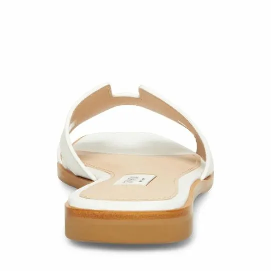 WomenKids039 HADYN WHITE LEATHER White Leather Steve Madden Sandals WomenKids039 HADYN WHITE LEATHER White Leather Steve Madden Sandals