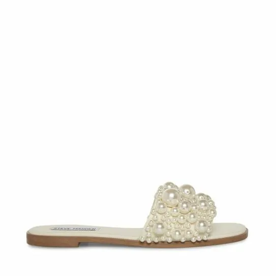 Women KNICKY IVORY Ivory Steve Madden Sandals Women KNICKY IVORY Ivory Steve Madden Sandals