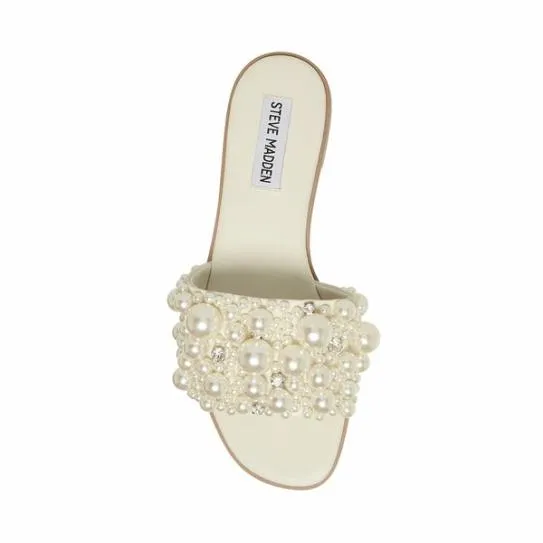 Women KNICKY IVORY Ivory Steve Madden Sandals Women KNICKY IVORY Ivory Steve Madden Sandals