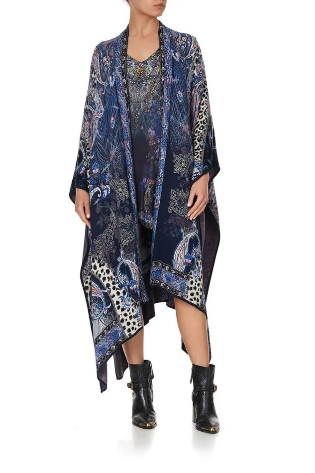 Women Knitwear Camilla Throw Over Festival Express