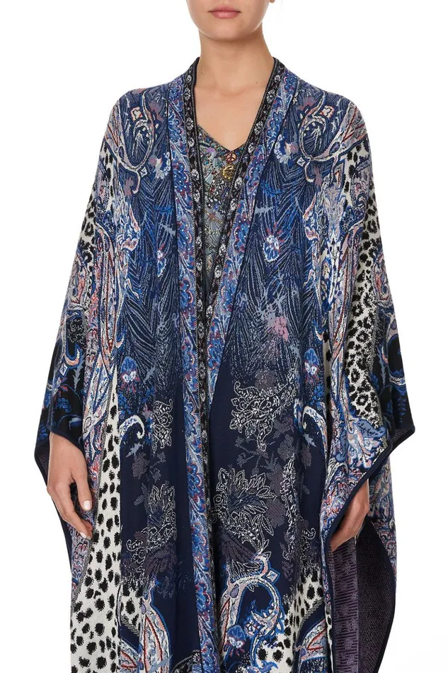 Women Knitwear Camilla Throw Over Festival Express
