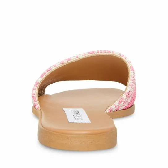 Women KNOX PINK BEADS Pink Multi Steve Madden Sandals Women KNOX PINK BEADS Pink Multi Steve Madden Sandals