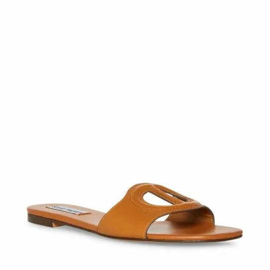 Women KYLAH TAN LEATHER Tan Leather Steve Madden Sandals
