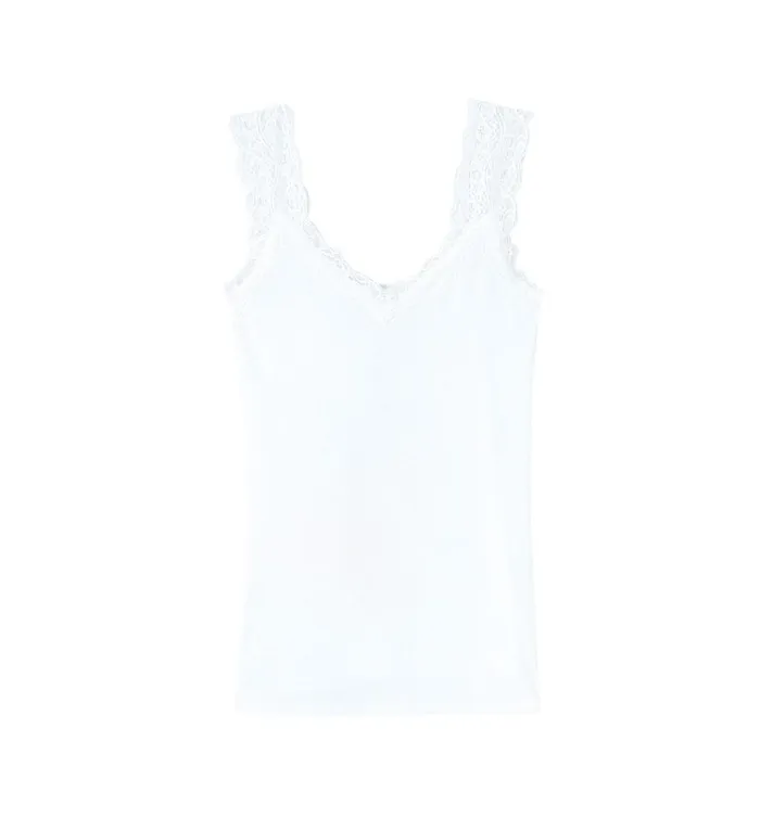 Women Lace Strap Top 8211 Ecru Promod Tops Women Lace Strap Top 8211 Ecru Promod Tops