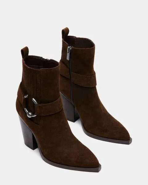 Women LAKELYNN BROWN SUEDE Brown Suede Steve Madden Boots and Booties Women LAKELYNN BROWN SUEDE Brown Suede Steve Madden Boots and Booties