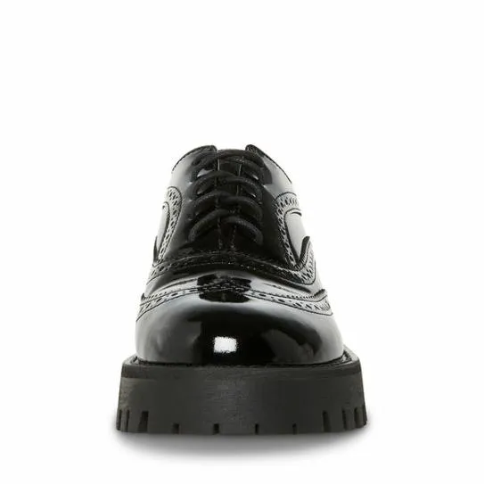Women LANCE BLACK PATENT Black Patent Steve Madden Loafers and Flats
