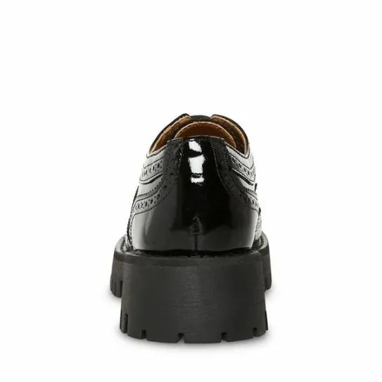 Women LANCE BLACK PATENT Black Patent Steve Madden Loafers and Flats