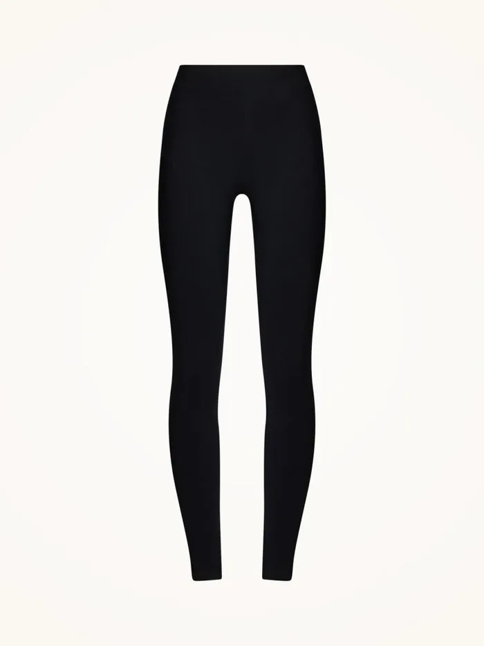 Women Leggings and Bikers Wolford Scuba Leggings Black