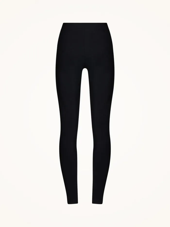 Women Leggings and Bikers Wolford Scuba Leggings Black
