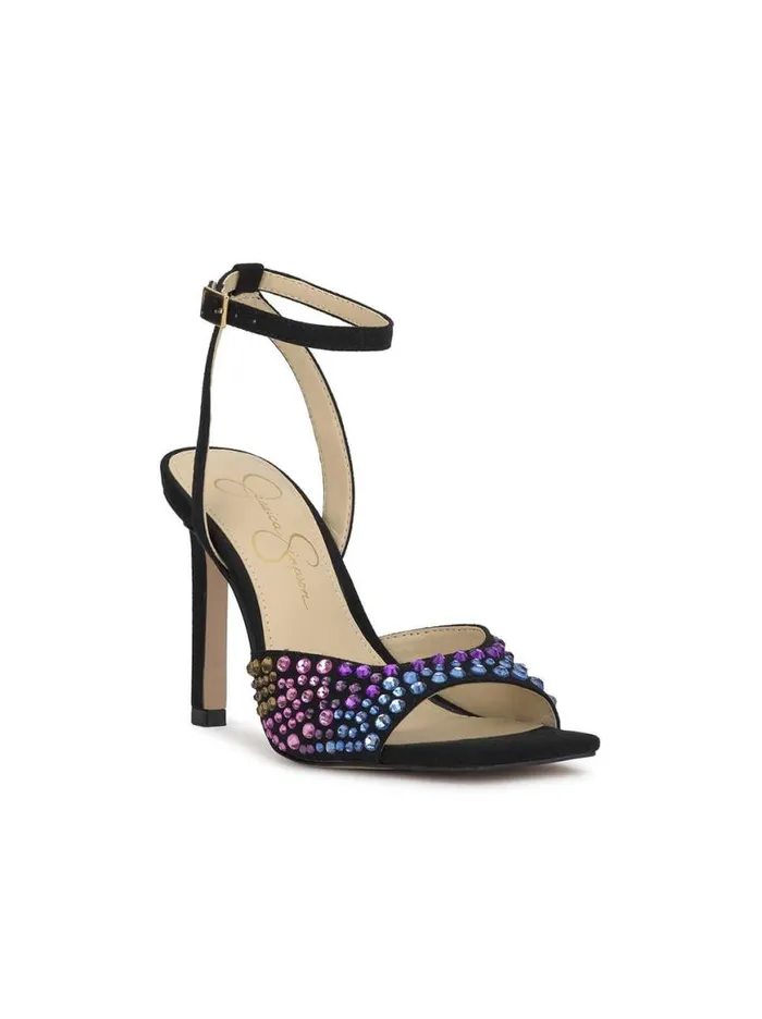 Women Lendall High Heel In Black Jeweled Jessica Simpson Sandals