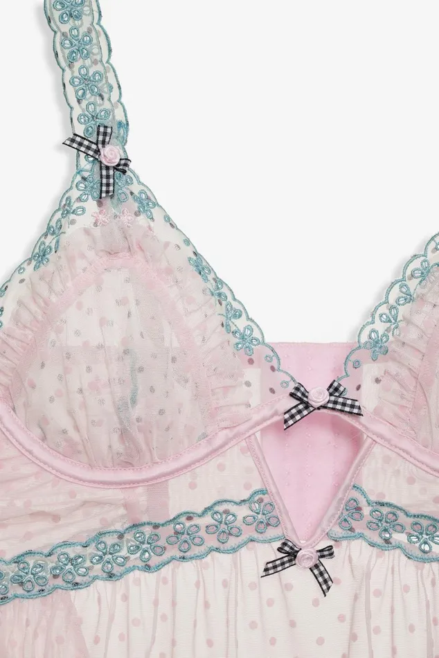 Women Lingerie For Love and Lemons Anya Slip Dress Pink Women Lingerie For Love and Lemons Anya Slip Dress Pink