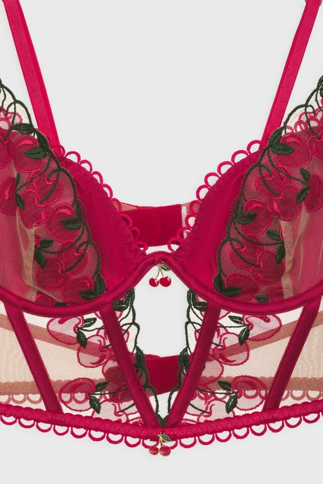 Women Lingerie For Love and Lemons Cherie Bustier Red Women Lingerie For Love and Lemons Cherie Bustier Red